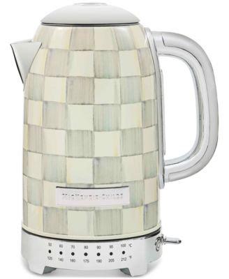 MacKenzie-Childs - Sterling Check Electric Kettle