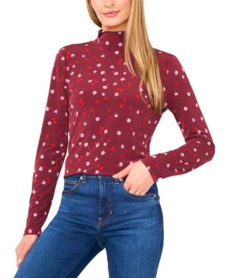 CeCe - Women's Turtleneck Long Sleeve Top