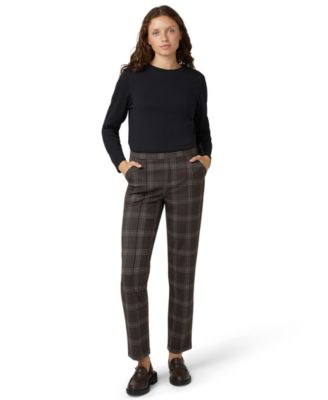 Hue - Women's Plaid Pattern Trouser Pants