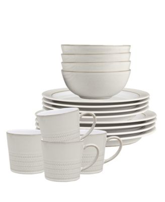 Denby - Natural Canvas Dinnerware Collection 16-Pc. Dinnerware Set