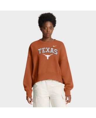 Nike - Women'sTexas Orange Texas Longhorns Oversized Phoenix Arch Pullover Sweatshirt