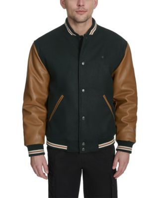 Champion - Men's Mixed Media Varsity Jacket