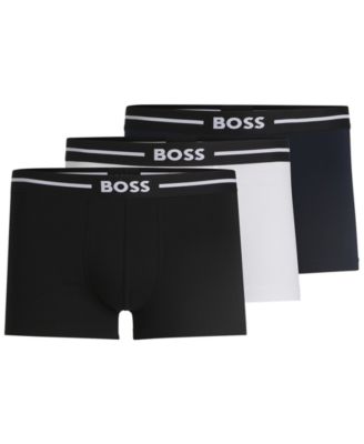 Hugo Boss - Men's 3-Pack Bold Logo Trunks Underwear