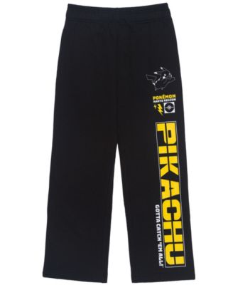 Pokemon - Boys 5-20 Pikachu Printed Pull-On Pants