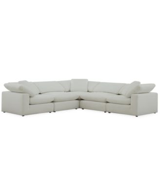 Furniture - Fog 5-Pc Fabric L Sectional