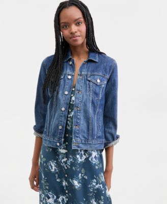 Lucky Brand - Cotton Denim Trucker Jacket