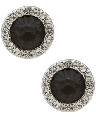 DKNY - Glass Crystal Stone Stud Earrings