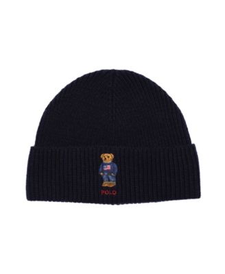 Polo Ralph Lauren - Men's Solid Flag Bear Beanie