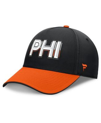Fanatics - Men's Black/Orange Philadelphia Flyers Authentic Pro Rink Team Code Flex Hat