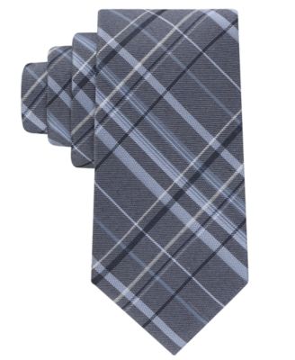 Calvin Klein - Men's Theodore Plaid Pattern Tie