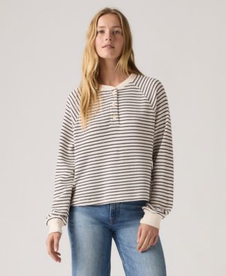Levi's - Women's Lassen Henley Long Sleeve Top