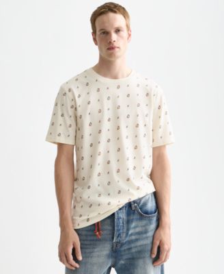 SCOTCH & SODA - Men's Micro-Printed T-Shirt