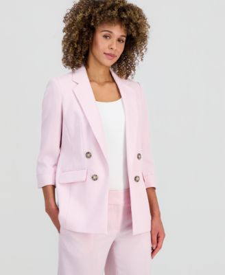 Kasper - Women's Double Breasted Open-Front Blazer