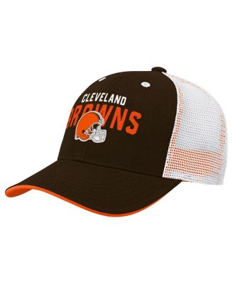 Outerstuff - Preschool Brown Cleveland Browns Core Lockup Trucker Adjustable hat