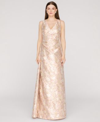 JS Collections - Women's Deborah Sleeveless Side Wrap Gown