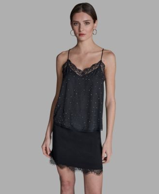 BCBG - Women's Hot Fix Lace Camisole
