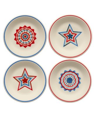 Americana Stars Classic Rim Salad Plates, Set of 4 image