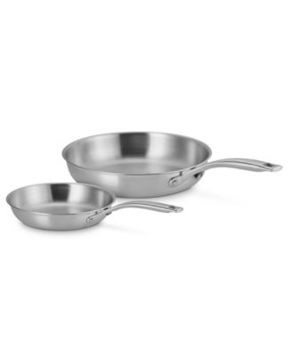 Le Creuset - Essential Stainless Steel 2-Pc. Fry Pan Set