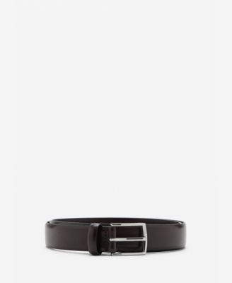 MANGO - Men's Buckle Leather Belt