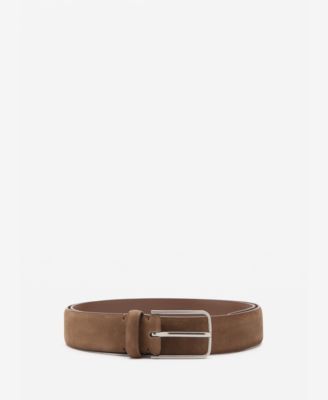 MANGO - Men's Nappa Leather Belt