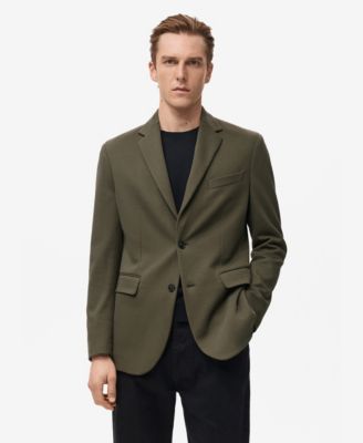MANGO - Men's Slim-Fit Textured Jacket