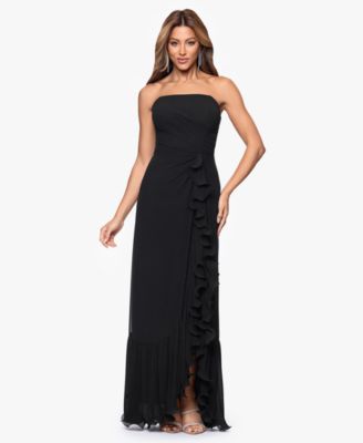 XSCAPE - Women's Strapless Long Ball Gown