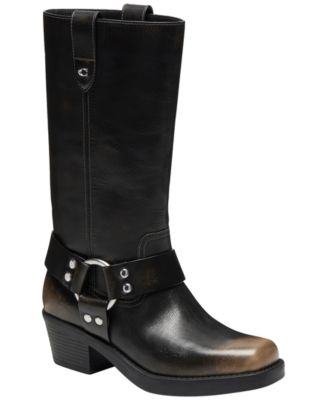 COACH - Women's Harness Loved Leather Pull-On Boots