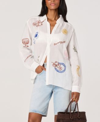 ASTR the Label - Women's Trace Collared Shirt