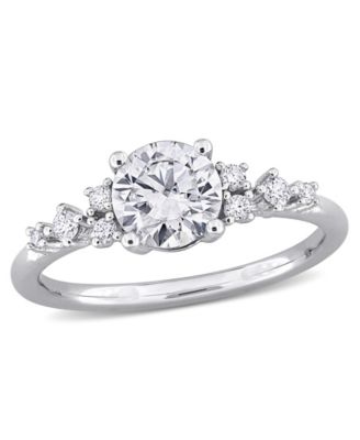 Macy's - Moissanite (1 ct. t.w.) Ring in Sterling Silver
