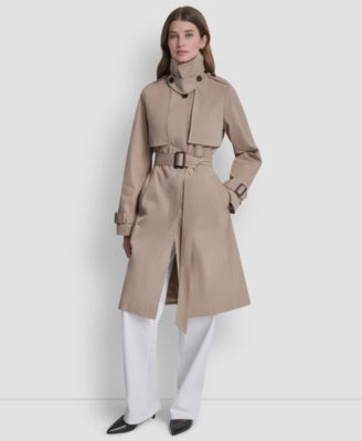 DKNY - Women's Top Collar Utility Raincoat