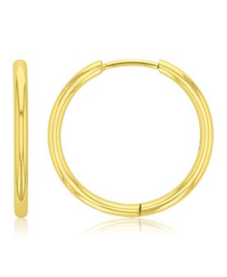 Roxy - Waterproof Yellow 23mm Hoop Earrings