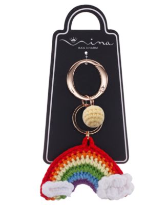 Nina - Crochet rainbow bag charm
