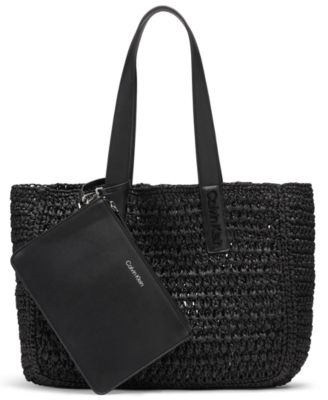 Calvin Klein - Joan Raffia Tote