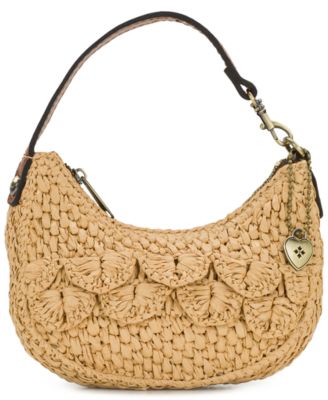 Patricia Nash - Morgana Scalloped Raffia Mini Shoulder Bag