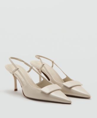 MANGO - Women's Patent Heeled Shoes
