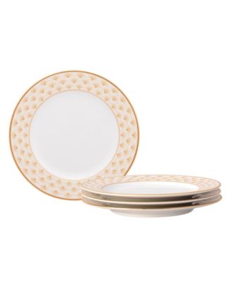 Trocadero Gold Bread and Butter Plates, Set of 4 image