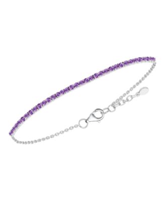 Macy's - Multi-Gemstone Bracelet in Sterling Silver