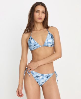 Good American - Women's Printed Bikini Top, Regular & Plus Size