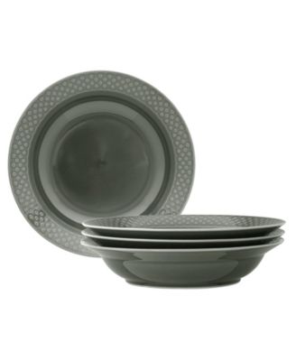 Kikko 25 oz. Rim Dinner Bowls, Set of 4 image