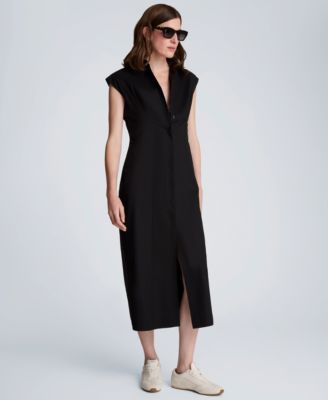 Kenneth Cole - Women's Collared Button-Front Dress