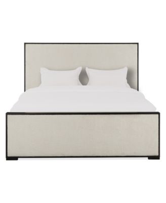 Ryder 63" Oak Veneer Upholstered Queen Bed image