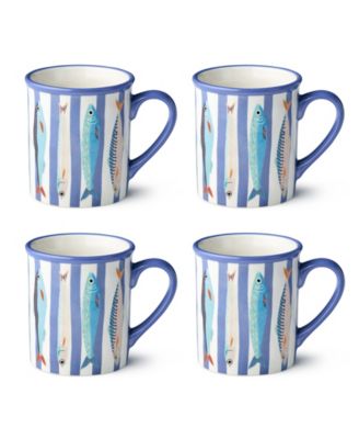 Something Fishy Mugs, Set of 4 image