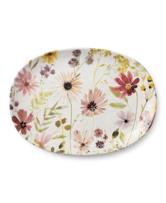 Wildflowers Oval Platter image