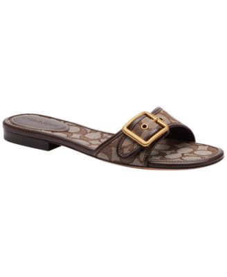 COACH - Women's Margot Slip-On Flat Sandals