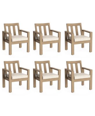 Mansfield 6-Pc. Outdoor Dining Chair Bundle, Created for Macy's image