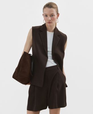 MANGO - Women's Lapels Suit Vest
