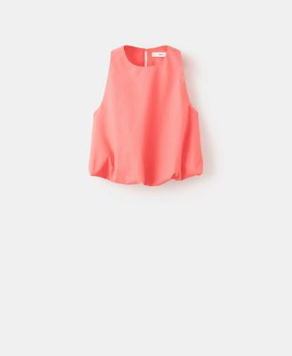 MANGO - Women's A-Line Cotton Blouse