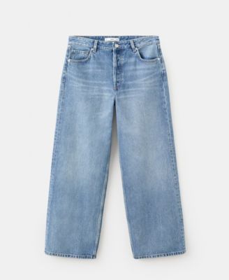 MANGO - Women's Straight Low-Waist Jeans