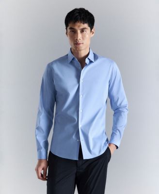 MANGO - Men's Comfort Stretch Non-Iron Shirt