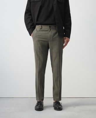 MANGO - Men's Slim-Fit Cropped Pants